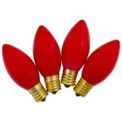 Northlight 3 In. C9 Red Opaque Christmas Replacement Bulbs (Set Of 4) 5 Northlight 3 In. C9 Red Opaque Christmas Replacement Bulbs (Set Of 4) -Northlight Shop northlight christmas light bulbs 34316495 4f 1000