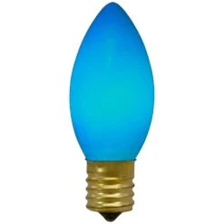 Northlight C9 Blue Opaque Christmas Replacement Bulbs (Pack Of 4)