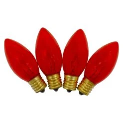 Northlight 3 In. C9 Orange Transparent Christmas Replacement Bulbs (Set Of 4) 6 Northlight 3 In. C9 Orange Transparent Christmas Replacement Bulbs (Set Of 4) -Northlight Shop northlight christmas light bulbs 34316504 4f 1000