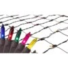 Northlight 2 Ft. X 8 Ft. Multi-Color Mini Net Style Tree Trunk Wrap Christmas Lights With Brown Wire -Northlight Shop northlight christmas net lights 32604102 64 1000