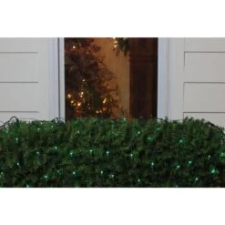 Northlight 4 Ft. X 6 Ft. Green Mini Net Style Christmas Lights With Green Wire -Northlight Shop northlight christmas net lights 32604350 31 1000