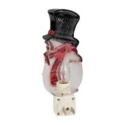 Northlight 6.5in. White And Red Snowman In Black Top Hat Christmas Night Light 9 Northlight 6.5in. White And Red Snowman In Black Top Hat Christmas Night Light -Northlight Shop northlight christmas novelty lights 35167245 44 1000