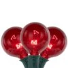 Northlight 10-Count Red G50 Globe Christmas Patio Lights-9ft Green Wire -Northlight Shop northlight christmas novelty lights 35167281 64 1000