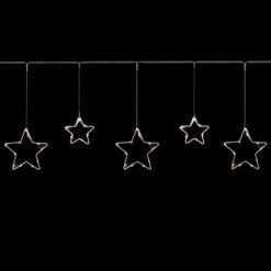 Northlight LED Lighted Stars Christmas Garland 4 Ft. Warm White Lights -Northlight Shop northlight christmas novelty lights 35267982 c3 1000