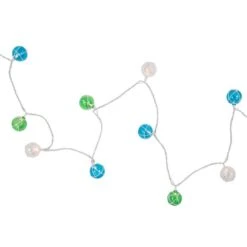 Northlight 10-Count Multicolor Globe Christmas Light Set 6ft White Wire -Northlight Shop northlight christmas novelty lights 35712060 44 1000