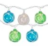 Northlight 10-Count Multicolor Globe Christmas Light Set 6ft White Wire -Northlight Shop northlight christmas novelty lights 35712060 64 1000