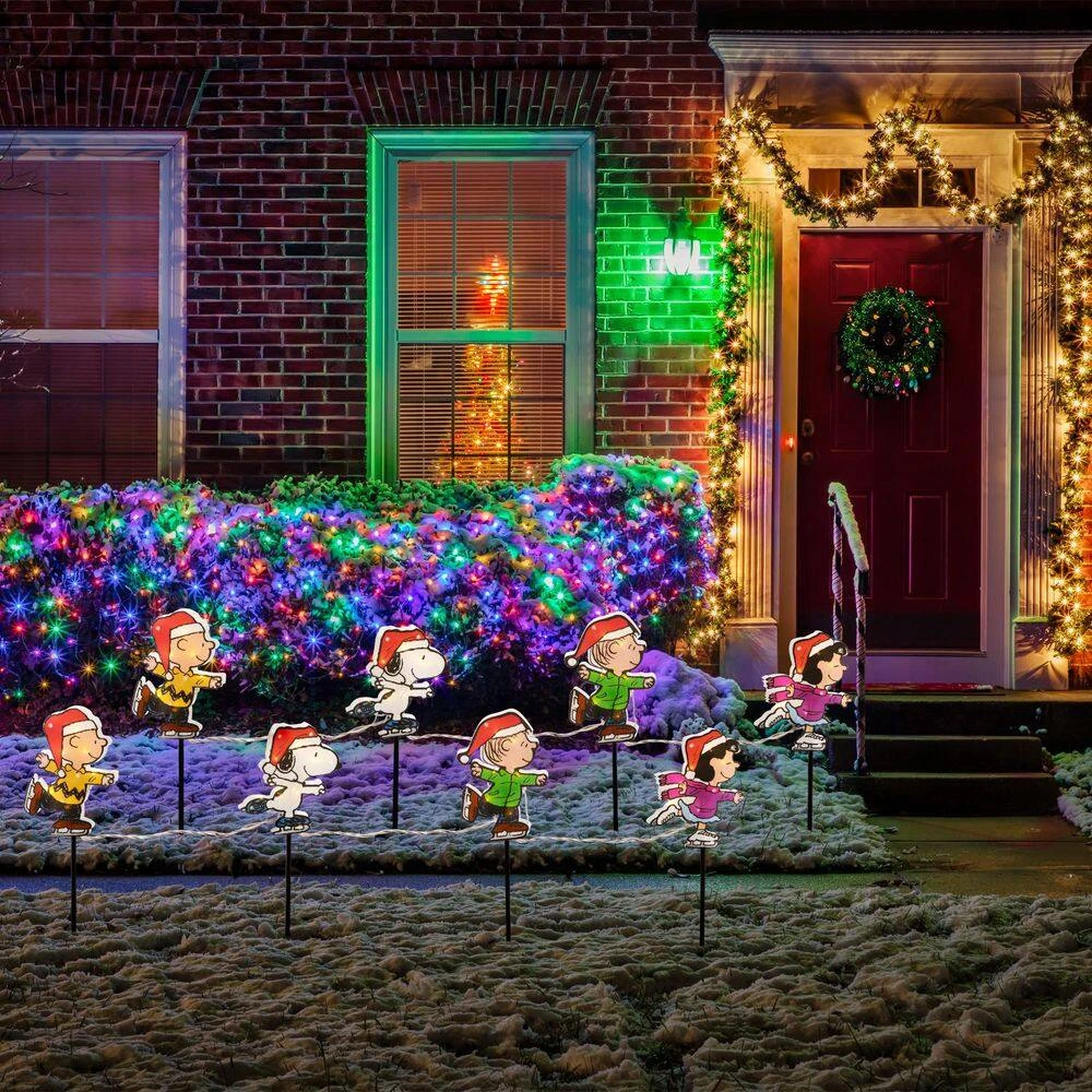 Northlight Pre-Lit Snoopy Dog And Peanuts Ice Skating Christmas Pathway Lights - Clear Lights (Set Of 4) 8 Northlight Pre-Lit Snoopy Dog And Peanuts Ice Skating Christmas Pathway Lights - Clear Lights (Set Of 4) - Image 8