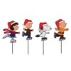 Northlight Pre-Lit Snoopy Dog And Peanuts Ice Skating Christmas Pathway Lights - Clear Lights (Set Of 4) -Northlight Shop northlight christmas pathway lights 32913542 64 1000
