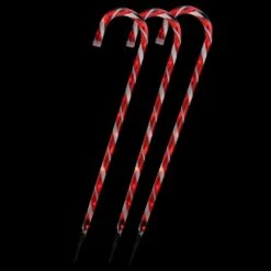 Northlight 28 In. Outdoor Blinking Candy Cane Christmas Pathway Lights (Set Of 3) -Northlight Shop northlight christmas pathway lights 32913603 4f 1000
