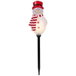 Northlight Set Of 3 Snowmen Christmas Pathway Markers 16 In. -Northlight Shop northlight christmas pathway lights 35167254 fa 1000