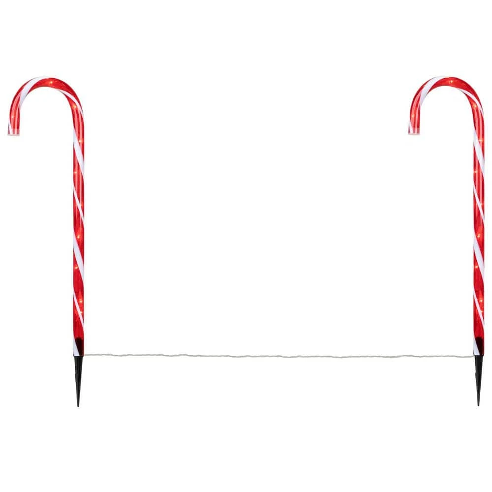 Northlight Candy Cane 8 Function Outdoor Christmas Pathway Lights-(Set Of 8) 5 Northlight Candy Cane 8 Function Outdoor Christmas Pathway Lights-(Set Of 8) - Image 5