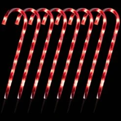 Northlight Candy Cane 8 Function Outdoor Christmas Pathway Lights-(Set Of 8) 10 Northlight Candy Cane 8 Function Outdoor Christmas Pathway Lights-(Set Of 8) -Northlight Shop northlight christmas pathway lights 35763790 4f 1000