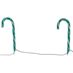 Northlight Lighted Outdoor Candy Cane Christmas Pathway Lights-13.5'-Green-Set Of 10 11 Northlight Lighted Outdoor Candy Cane Christmas Pathway Lights-13.5'-Green-Set Of 10 -Northlight Shop northlight christmas pathway lights 35765690 1f 1000