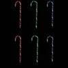 Northlight Lighted Outdoor Candy Cane Christmas Pathway Lights-28 In. Green/Blue/Red-(Set Of 6) -Northlight Shop northlight christmas pathway lights 35765692 64 1000