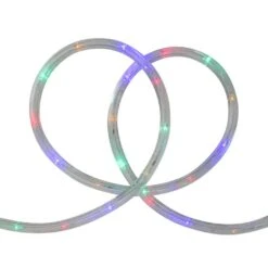 Northlight 18 Ft. LED Multi-Color Indoor/Outdoor Christmas Rope Lights With 2 In. Bulb Spacing