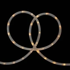 Northlight 18 Ft. Warm White LED Indoor/Outdoor Christmas Rope Lights With 2 In. Bulb Spacing -Northlight Shop northlight christmas rope lights 33406531 4f 1000