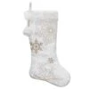 Northlight 20 In. White Snowflakes Christmas Stocking With Cuff 15 Northlight 20 In. White Snowflakes Christmas Stocking With Cuff -Northlight Shop northlight christmas stockings 34315067 64 1000