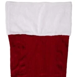 Northlight 50 In. Jumbo Red Velvet Plush Christmas Stocking With Faux Fur Cuff -Northlight Shop northlight christmas stockings 34866710 1f 1000