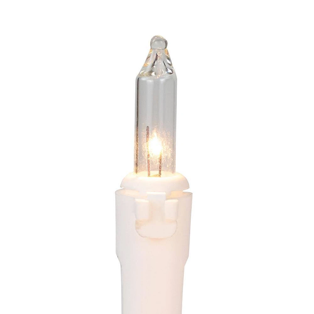 Northlight Set Of 100 Blue And Clear Mini Christmas Lights 2.5 In. Spacing With White Wire 3 Northlight Set Of 100 Blue And Clear Mini Christmas Lights 2.5 In. Spacing With White Wire - Image 3