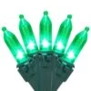 Northlight Set Of 50 Green LED Mini Christmas Lights With Green Wire -Northlight Shop northlight christmas string lights 32605413 64 1000