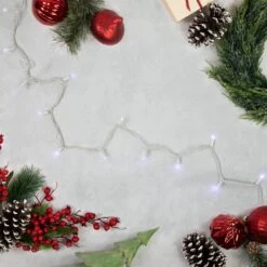 Northlight Set Of 100 Cool White Wide Angle LED Mini Christmas Lights With White Wire 7 Northlight Set Of 100 Cool White Wide Angle LED Mini Christmas Lights With White Wire -Northlight Shop northlight christmas string lights 32608171 31 1000