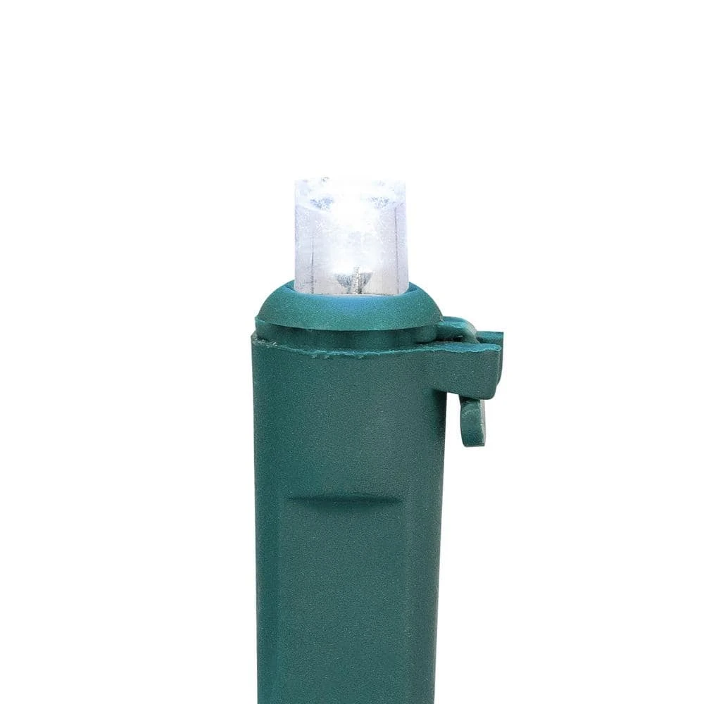 Northlight Set Of 50 Blue And White LED Wide Angle Christmas Lights - Green Wire 2 Northlight Set Of 50 Blue And White LED Wide Angle Christmas Lights - Green Wire - Image 2