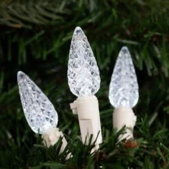 Northlight Set Of 70 Pure White LED C6 Christmas Lights With White Wire 9 Northlight Set Of 70 Pure White LED C6 Christmas Lights With White Wire -Northlight Shop northlight christmas string lights 32614104 1f 1000