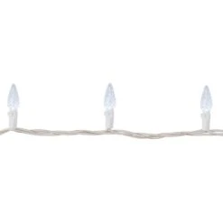 Northlight Set Of 70 Pure White LED C6 Christmas Lights With White Wire 8 Northlight Set Of 70 Pure White LED C6 Christmas Lights With White Wire -Northlight Shop northlight christmas string lights 32614104 4f 1000
