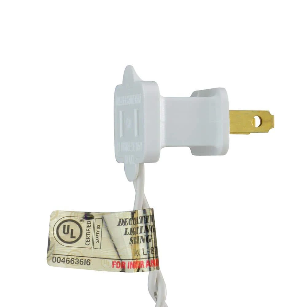 Northlight 9 Ft. 10-Light Frosted White G50 Globe Christmas Light Set With White Wire 2 Northlight 9 Ft. 10-Light Frosted White G50 Globe Christmas Light Set With White Wire - Image 2