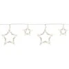 Northlight 10-Count LED Lighted Twinkle Star Icicle Christmas Lights - 9.25 Ft. White Wire -Northlight Shop northlight christmas string lights 35256321 64 1000