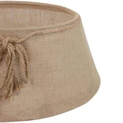 Northlight 22 In. Beige Burlap With Rope Christmas Tree Collar -Northlight Shop northlight christmas tree collars 34858411 c3 1000