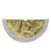 Northlight 20 In. Gold And White Metallic Snowflake Print Mini Christmas Tree Skirt 8 Northlight 20 In. Gold And White Metallic Snowflake Print Mini Christmas Tree Skirt -Northlight Shop northlight christmas tree skirts 34315036 64 1000