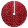 Northlight 48 In. Red And White Snowflake Christmas Tree Skirt With A White Border 6 Northlight 48 In. Red And White Snowflake Christmas Tree Skirt With A White Border -Northlight Shop northlight christmas tree skirts 34315066 64 1000