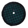 Northlight 48 In. Green And Black Plaid Christmas Tree Skirt With Faux Fur 25 Northlight 48 In. Green And Black Plaid Christmas Tree Skirt With Faux Fur -Northlight Shop northlight christmas tree skirts 34316566 64 1000