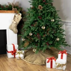 Northlight Faux Fur Christmas Tree Skirt-48in.-Brown 9 Northlight Faux Fur Christmas Tree Skirt-48in.-Brown -Northlight Shop northlight christmas tree skirts 35766673 4f 1000