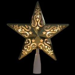 Northlight 8.5 In. Gold Star Cut-Out Design Christmas Tree Topper - Clear Lights 5 Northlight 8.5 In. Gold Star Cut-Out Design Christmas Tree Topper - Clear Lights -Northlight Shop northlight christmas tree toppers 32606344 c3 1000