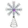 Northlight 11 In. LED Lighted Coloring Changing Twinkling Snowflake Christmas Tree Topper -Northlight Shop northlight christmas tree toppers 34851766 64 1000