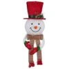 Northlight 21.5 In. Lighted Snowman With Red Top Hat Christmas Tree Topper