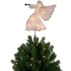 Northlight 10 In. Gold Angel Tree Topper Warm White Lights -Northlight Shop northlight christmas tree toppers 35680737 64 1000