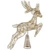 Northlight LED Lighted Reindeer Christmas Tree Topper-13 In. Gold-Warm White Lights -Northlight Shop northlight christmas tree toppers 35764509 64 1000
