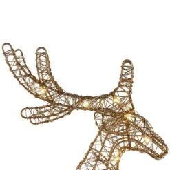 Northlight LED Lighted Reindeer Christmas Tree Topper-13 In. Gold-Warm White Lights -Northlight Shop northlight christmas tree toppers 35764509 fa 1000