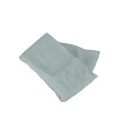 Northlight 36 In. X 60 In. White Artificial Powder Snow Christmas Drape With Silver Glitter