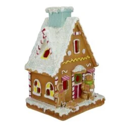 Northlight 8.5 In. LED Lighted Gingerbread House Christmas Figure -Northlight Shop northlight christmas villages 33534877 4f 1000