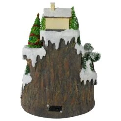Northlight 17 In. LED Lighted And Animated Christmas Village With Moving Train -Northlight Shop northlight christmas villages 34109648 1f 1000
