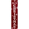 Northlight 36 In. Red And White In. Merry Christmas In. And Snowflake Porch Board Sign Decoration -Northlight Shop northlight christmas wall decorations 35706208 64 1000