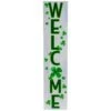 Northlight 35 .75 In. Shamrocks In. Welcome In. St. Patrick's Day Porch Board Sign Decoration -Northlight Shop northlight christmas wall decorations 35737602 64 1000