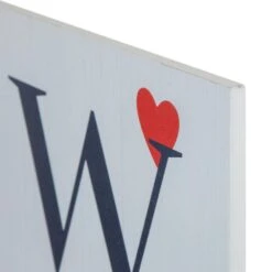 Northlight 38 In. Welcome Valentine's Day Wooden Porch Board Sign Decoration -Northlight Shop northlight christmas wall decorations 35737613 44 1000