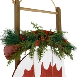 Northlight Snow Sled Merry Christmas Porch Sign - 55 .75 In. -Northlight Shop northlight christmas wall decorations 35765869 44 1000