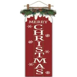 Northlight Snow Sled Merry Christmas Porch Sign - 55 .75 In. -Northlight Shop northlight christmas wall decorations 35765869 76 1000
