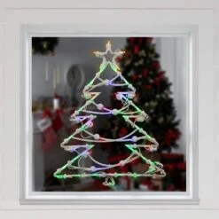 Northlight 18 In. LED Lighted Tree Christmas Window Silhouette Decoration -Northlight Shop northlight christmas window decorations 32605991 31 1000